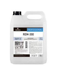 Средство моющее универсальное 5 л, PRO-BRITE REM-300, щелочное, низкопенное, концентрат, 069-5