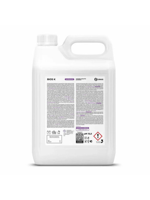 Средство моющее 5,6 кг GRASS BIOS K для промышленного оборудования, щелочное, концентрат, 125196