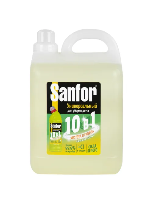Чистящее средство 5 л, SANFOR 10 в 1 Universal 