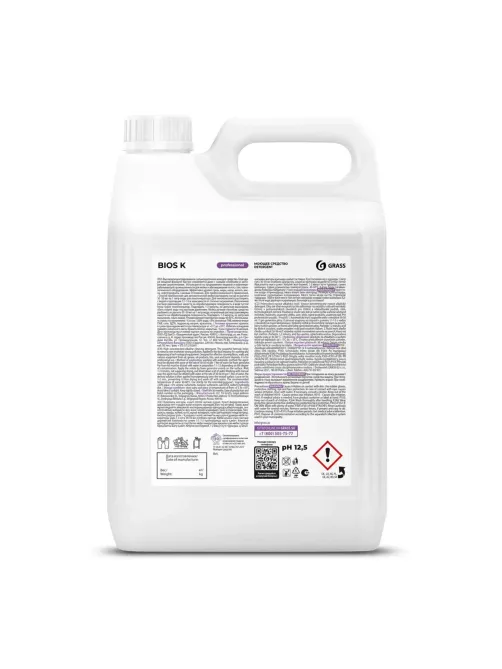 Средство моющее 5,6 кг GRASS BIOS K для промышленного оборудования, щелочное, концентрат, 125196