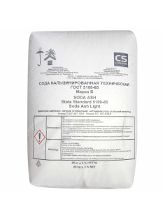 Сода кальцинированная, 25 кг, -
