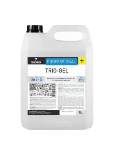 Средство моющее 5 л, PRO-BRITE TRIO-GEL, с отбеливающим эффектом, концентрат, 067-5