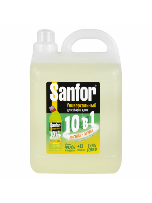 Чистящее средство 5 л, SANFOR 10 в 1 Universal 