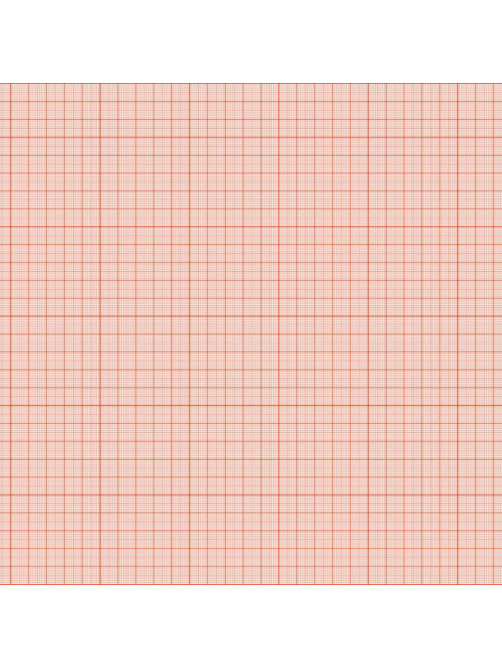 Бумага масштабно-координатная (миллиметровая), рулон 640 мм х 20 м, оранжевая, 65 г/м2, STAFF, 128992