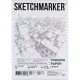 Калька А4 для печати и творчества, 110 г/м2, 100 листов, SKETCHMARKER, SM17120