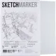 Калька А4 для печати и творчества, 90 г/м2, 100 листов, SKETCHMARKER, SM17119