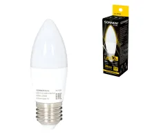 Лампа светодиодная SONNEN EXTRA, 10 (85) Вт, Е27, свеча, теплый белый, 30000 ч, LED C37-10W-2700-Е27, 457906