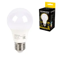 Лампа светодиодная SONNEN EXTRA, 10 (85) Вт, Е27, груша, теплый белый, 30000 ч, LED A60-10W-2700-Е27, 457891