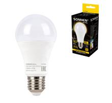 Лампа светодиодная SONNEN EXTRA, 15 (130) Вт, Е27, груша, теплый белый, 30000 ч, LED A60-15W-2700-Е27, 457896