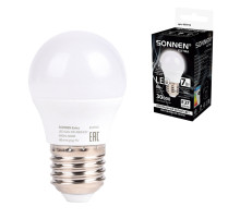 Лампа светодиодная SONNEN EXTRA, 7 (60) Вт, E27, шар, нейтральный белый, 30000 ч, LED G45-7W-4000-Е27, 457912