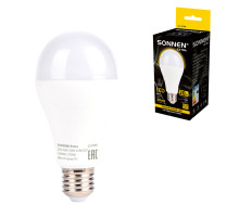 Лампа светодиодная SONNEN EXTRA, 20 (150) Вт, Е27, груша, теплый белый, 30000 ч, LED A65-20W-2700-Е27, 457898