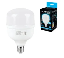 Лампа светодиодная SONNEN EXTRA, 30 (250) Вт, Е27, цилиндр, холодный белый, 30000 ч, LED Т100-30W-6500-Е27, 457916