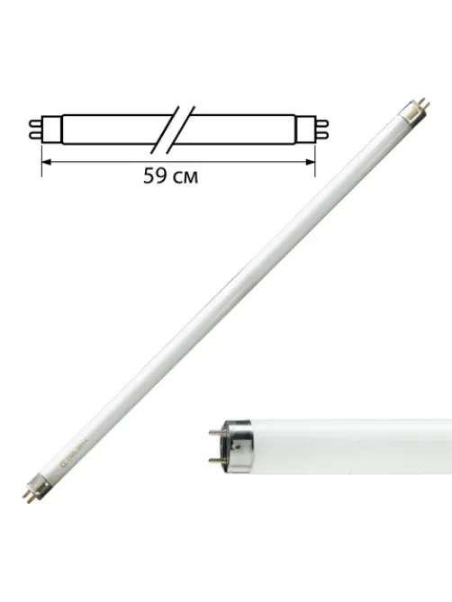 Лампа люминесцентная PHILIPS TL-D 18W/54-765, 18 Вт, цоколь G13, в виде трубки 59 см, холодный дневной свет