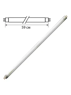 Лампа люминесцентная OSRAM L18/640, 18 Вт, цоколь G13, в виде трубки, длина 59 см, хол. белый свет