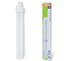 Лампа люминесцентная OSRAM DULUX S 11W/21-840, 11 Вт, U-образная, холодный белый свет, цоколь G23