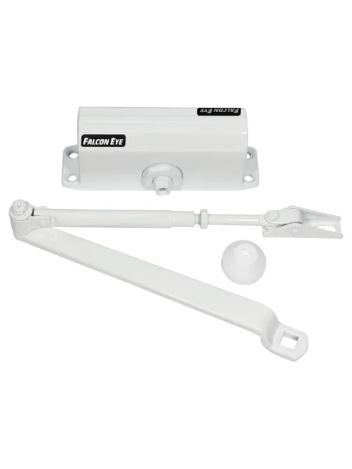 Доводчик FALCON EYE FE-B2W на дверь 25-45 кг, белый, 00-00110303