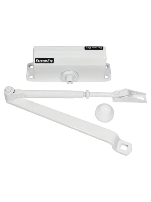 Доводчик FALCON EYE FE-B5W на дверь 85-120 кг, белый, 00-00110304
