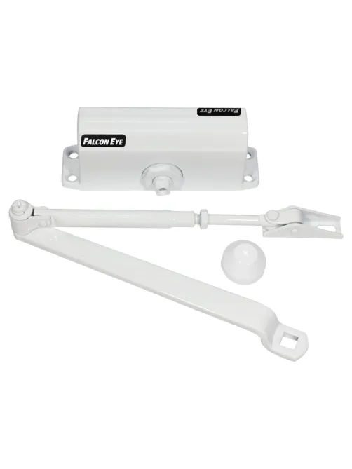 Доводчик FALCON EYE FE-B3W на дверь 45-65 кг, белый, 00-00110297