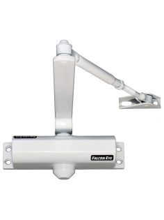 Доводчик FALCON EYE FE-B3W на дверь 45-65 кг, белый, 00-00110297