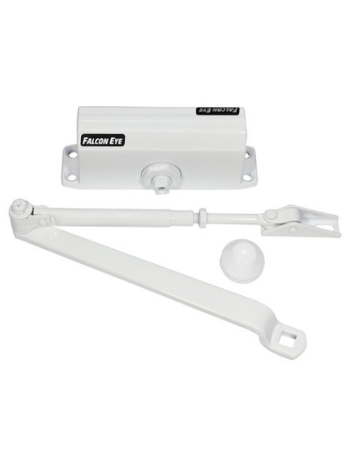 Доводчик FALCON EYE FE-B2W на дверь 25-45 кг, белый, 00-00110303