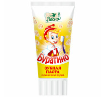 Зубная паста детская 75 мл БУРАТИНО (Весна) 