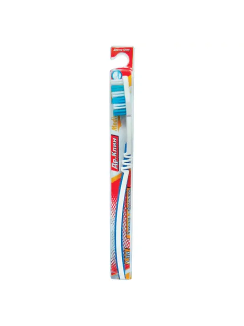 Зубная щетка DR.CLEAN (Доктор Клин) L38, средняя, YGIR-178