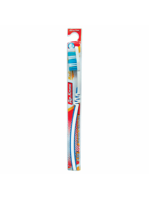 Зубная щетка DR.CLEAN (Доктор Клин) L38, средняя, YGIR-178
