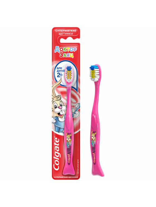 Зубная щетка детская (2+лет) COLGATE, супер мягкая, 4606144002618