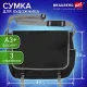 Сумка для художника БОЛЬШАЯ А3+ (46 см х 36 см), 3 отделения, черная, BRAUBERG ART CLASSIC, 272983