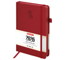 Ежедневник датированный 2026, А5, 138х213 мм, BRAUBERG 