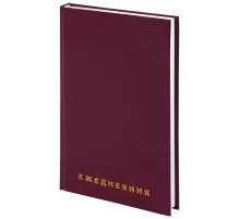 Ежедневник недатированный А5 145х215 мм BRAUBERG бумвинил, 160 л., бордовый, 126541