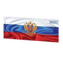Планинг датированный 2027 285х112мм, STAFF, гребень, картонная обложка, 64 листа, 