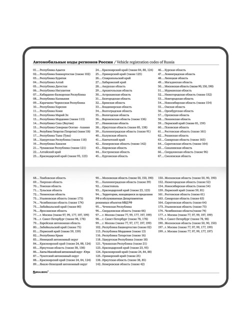 Еженедельник недатированный с резинкой 171х93 мм, BRAUBERG, твердый, 64 л., 