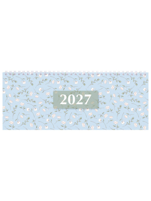 Планинг датированный 2027 285х112мм, STAFF, гребень, картонная обложка, 64 листа, 