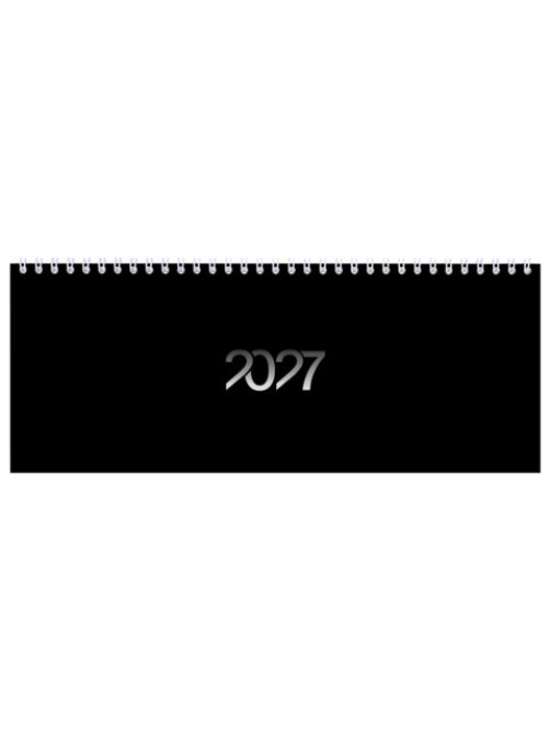 Планинг датированный 2027 285х112мм, STAFF, гребень, картонная обложка, 64 листа, 