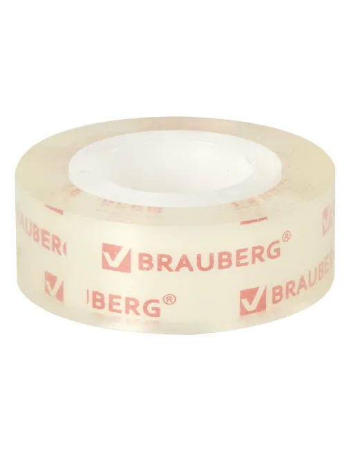 Клейкие ленты 19 мм х 33 м КРИСТАЛЬНЫЕ, BRAUBERG, КОМПЛЕКТ 2 шт., европодвес, 227261