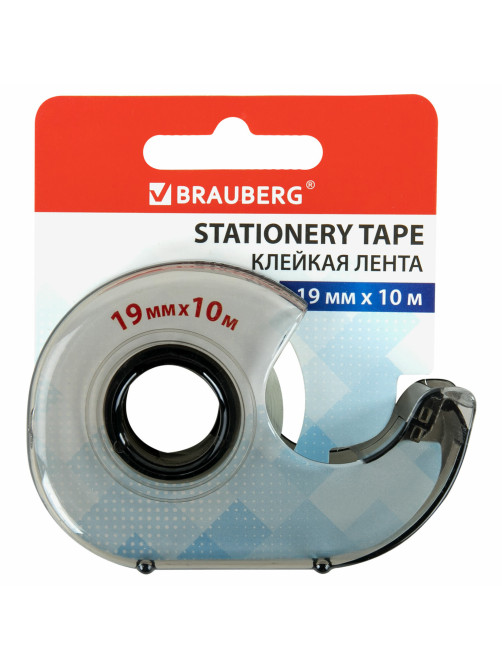 Клейкая лента 19 мм х 10 м в диспенсере, BRAUBERG, 227265