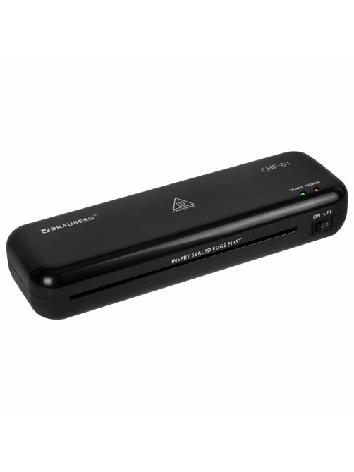 Ламинатор BRAUBERG CHF-01 А4, 60-150 мкм, 25 см/мин, с подарочным набором для ламинирования: резак, обрезчик углов, пленка 52 шт., 532861