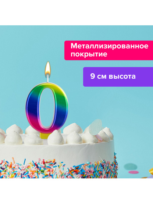 Свеча-цифра для торта 