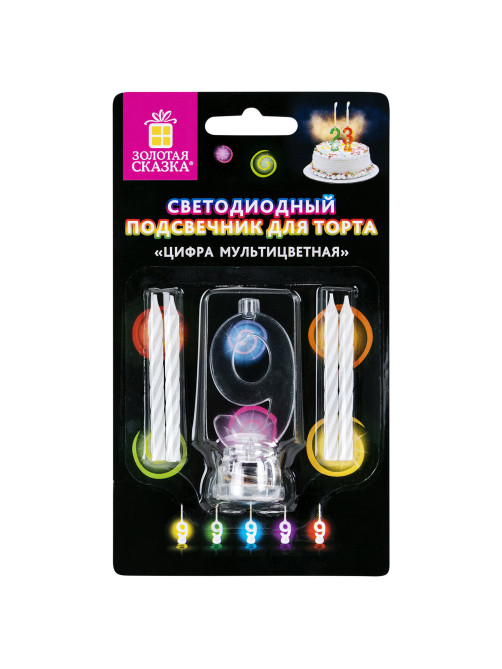 Цифра-подсвечник 