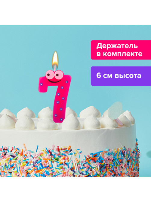 Свеча-цифра для торта 