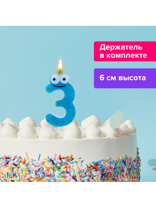 Свеча-цифра для торта 