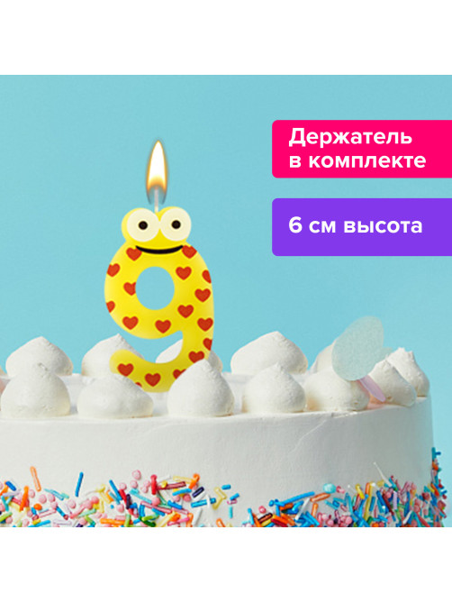 Свеча-цифра для торта 