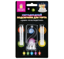 Цифра-подсвечник 