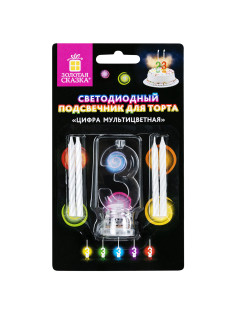 Цифра-подсвечник 