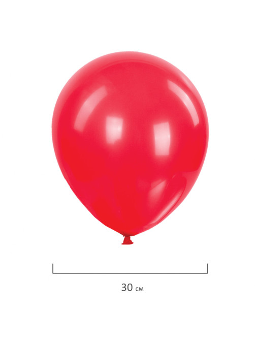 Шары воздушные 30 см, 30 штук, 