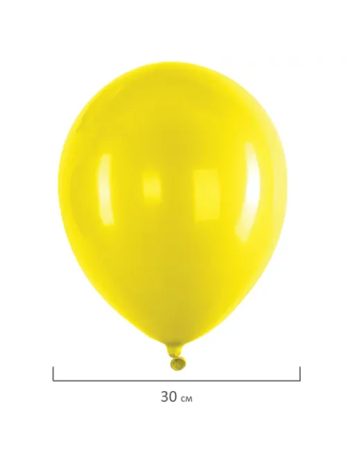 Шары воздушные 30 см, 100 штук, 