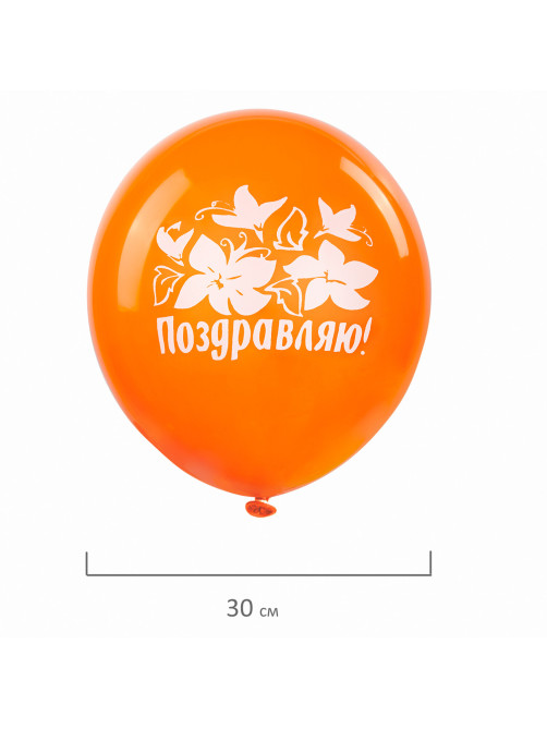 Шары воздушные ЗОЛОТАЯ СКАЗКА, 12