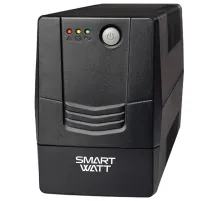 Источник бесперебойного питания SMARTWATT UPS UNI 650E, 650 ВА (390 Вт), 2 розетки, 3703020390007