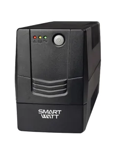 Источник бесперебойного питания SMARTWATT UPS UNI 650E, 650 ВА (390 Вт), 2 розетки, 3703020390007
